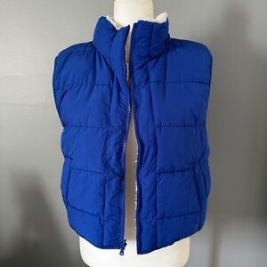 Love Tree Royal Blue Puffer Vest
